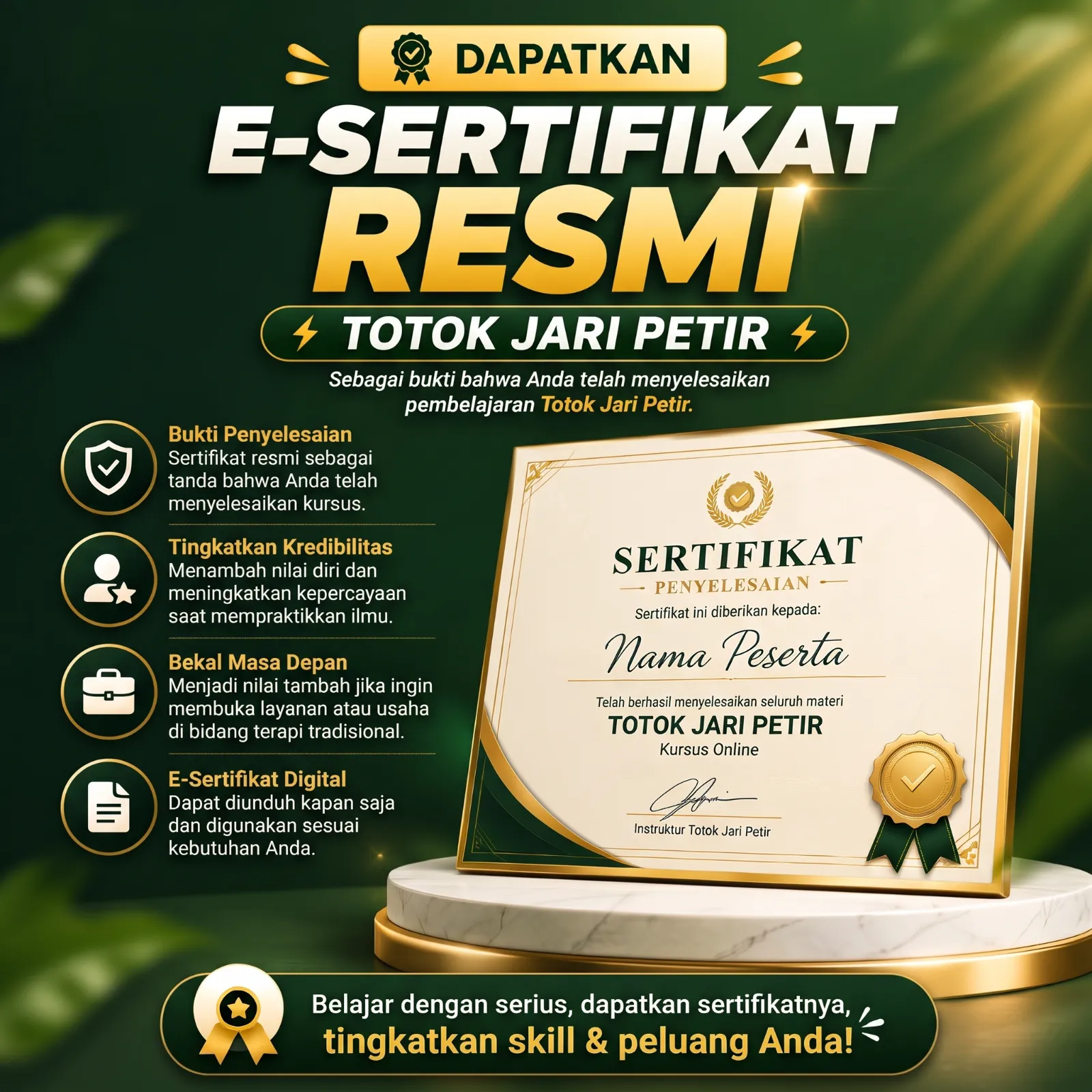 Sertifikat Digital Resmi